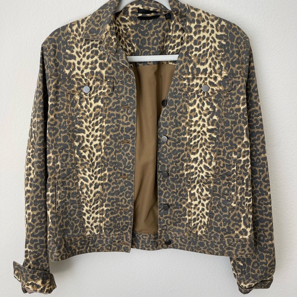 ATM (SMALL) LEOPARD PRINT JACKET - WORN ONCE! - Picture 1 of 4